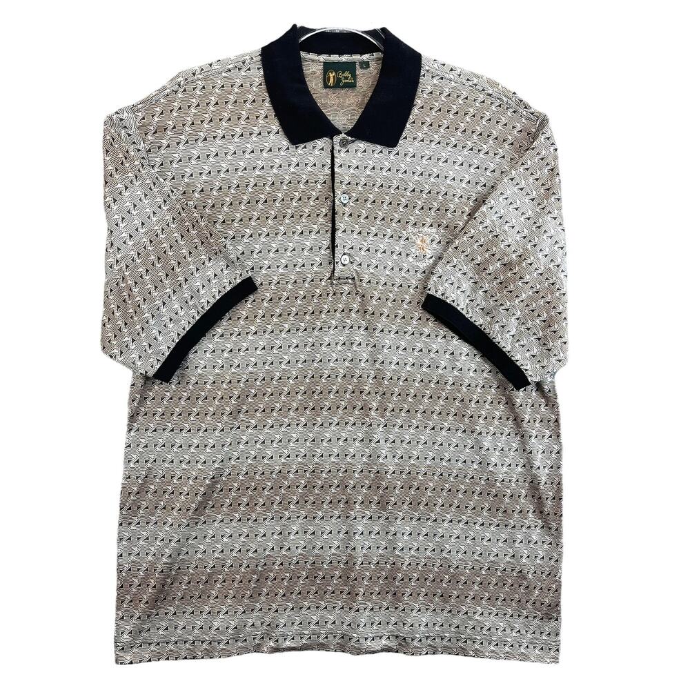Bobby Jones Men's Golf Polo Shirt Men's Size Large 3 Button Closure